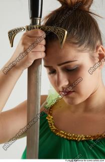 KATERINA STANDING POSE WITH SWORD